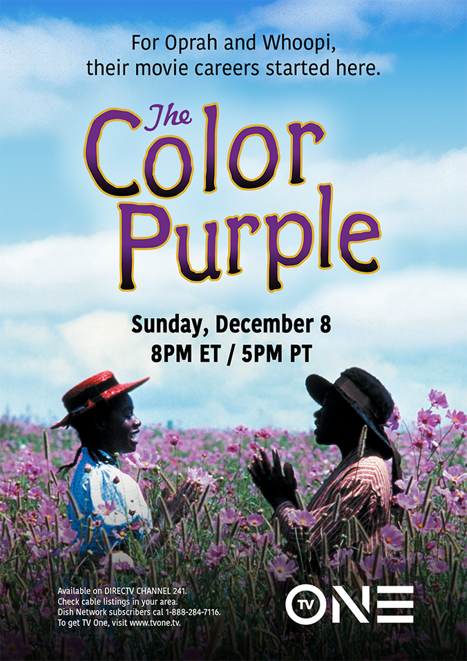 TV One The Color Purple Print Ad
