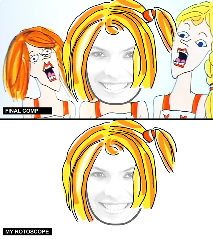 Tom Tom Club Genius of Love - Rotoscope Hair Project